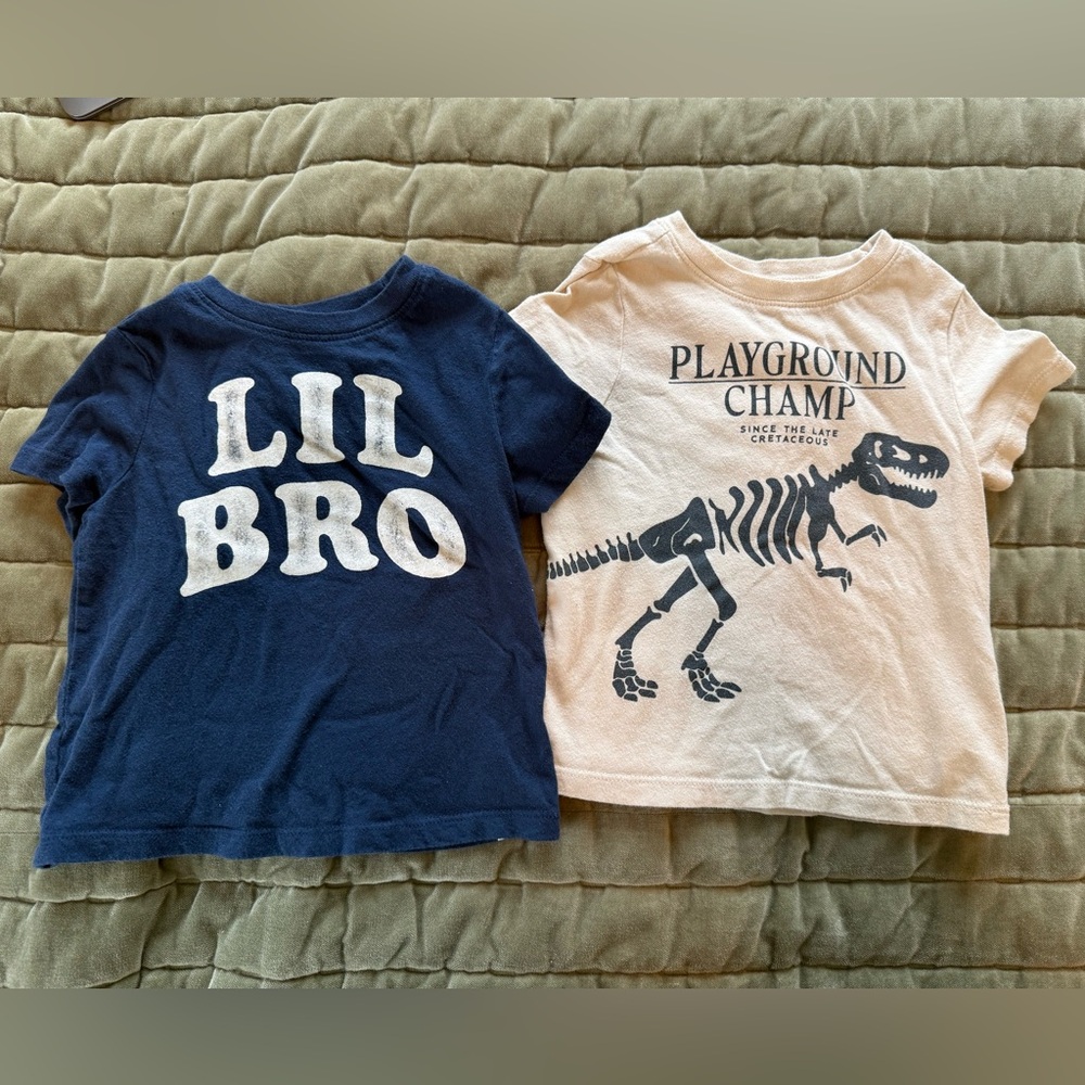 2T 100% cotton bundle old navy shirts